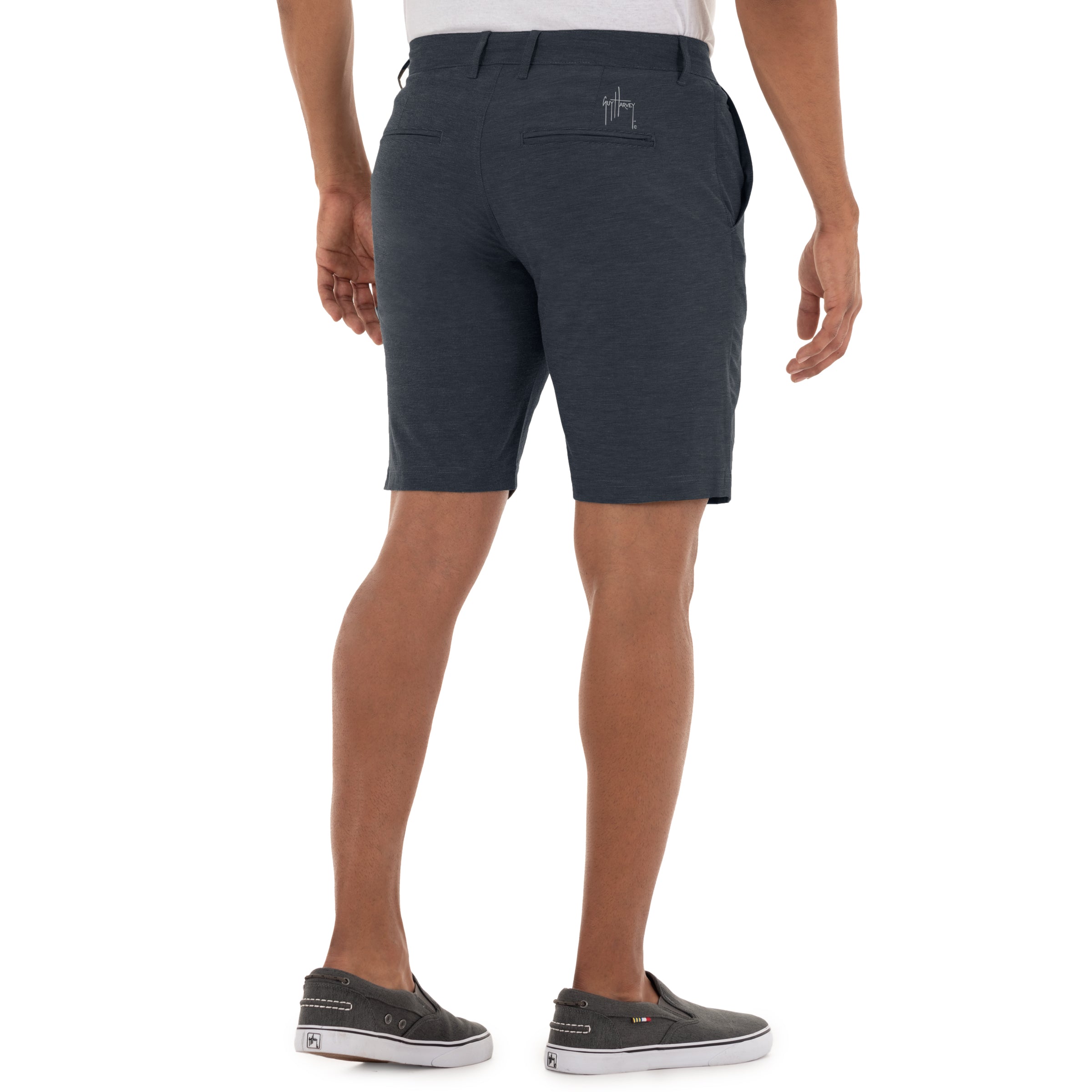 Men's 9" Hybrid Performance Blue Walking Short View 3