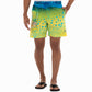 Men's Yellow Mahi Scales 7" Volley Swim Trunk View 7