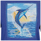 Men's Sunset Marlin Long Sleeve Pocket Royal T-Shirt View 3