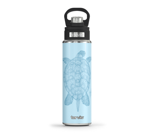 Tervis Green Turtle Wide Mouth Bottle View 1