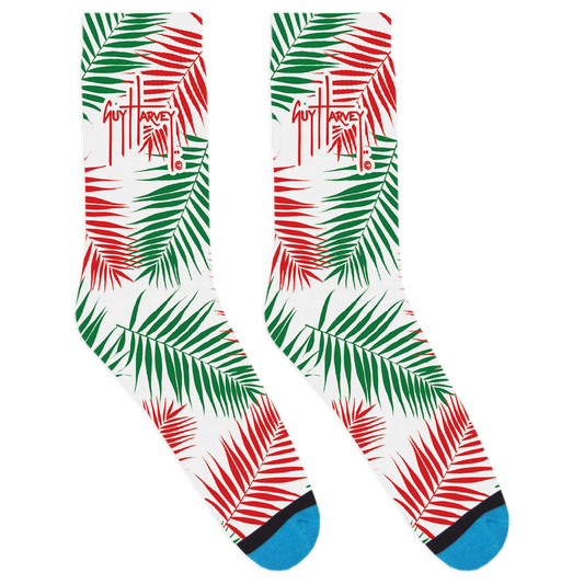 Holiday Leaf Socks View 1
