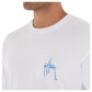 Men's Grand Slam Catch Long Sleeve White T-Shirt View 4