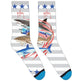 American Shark Collage Socks
