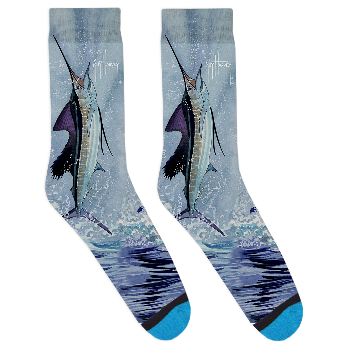 Double Billfish Socks View 1