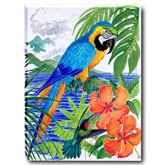 MACAW SMALL CANVAS ART