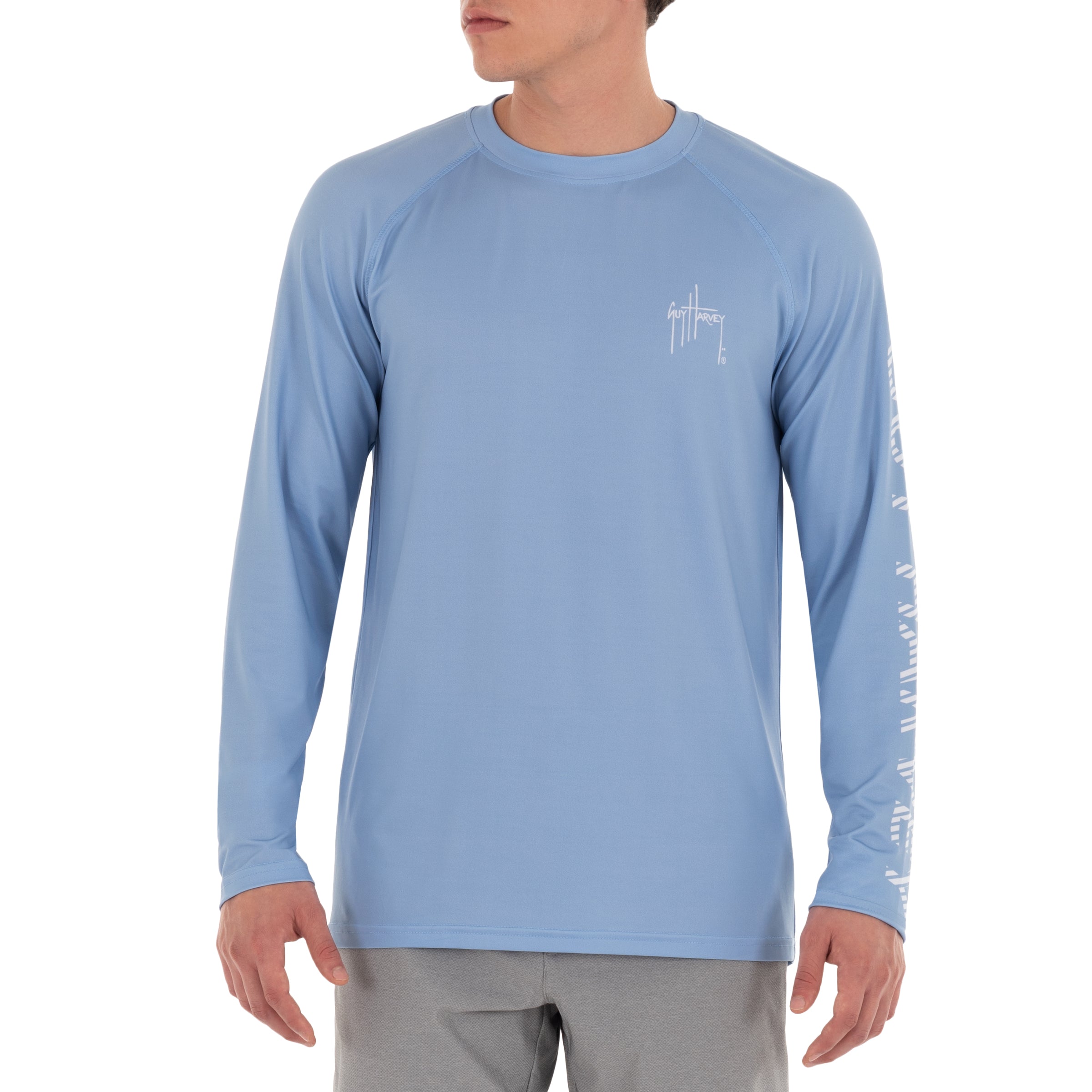 Men's Dorado Inside Flip Raglan Sleeve Sun Protection Top View 2