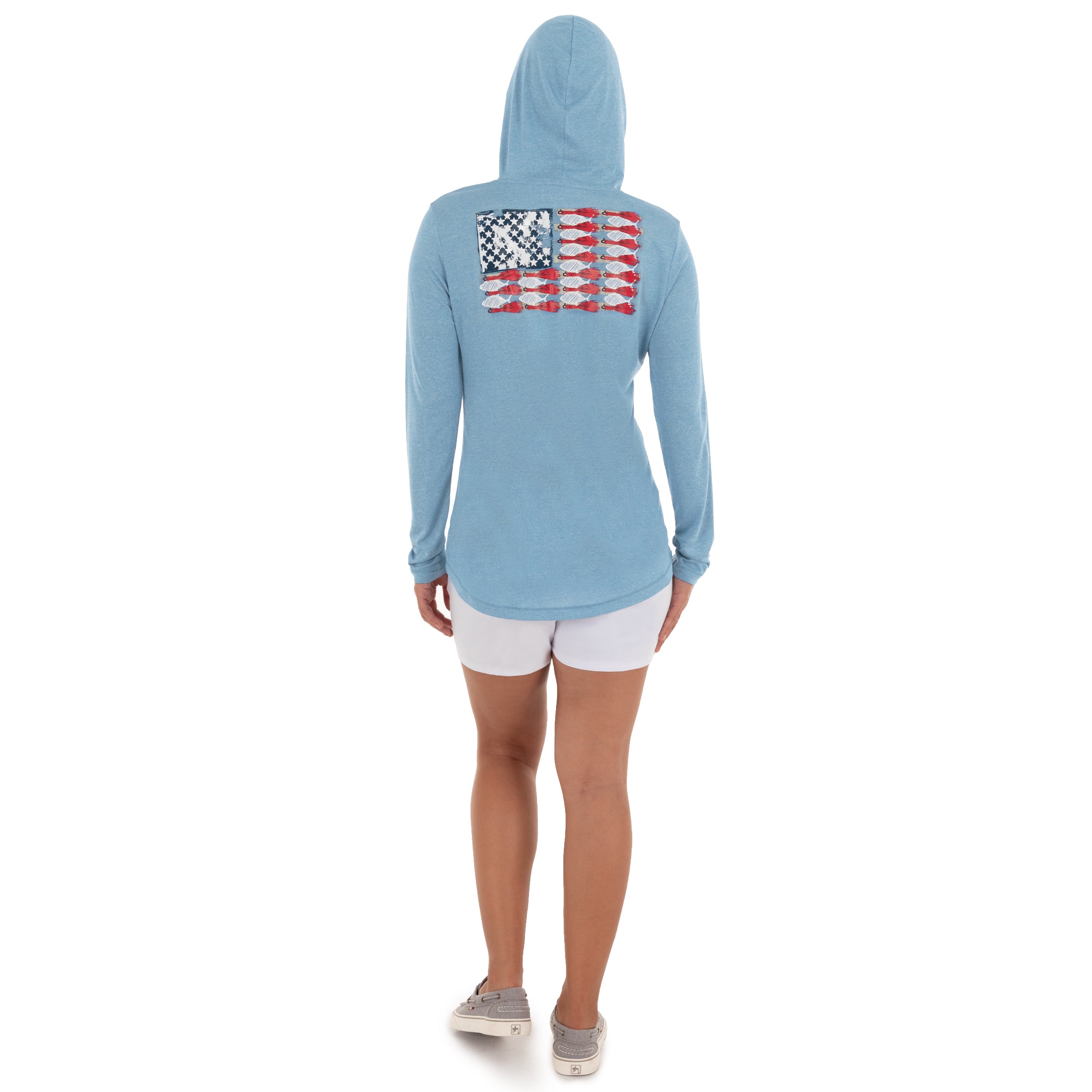 Ladies Lure America Performance Hoodie View 1