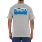 Men's Tuna Short Sleeve Pocket Grey T-Shirt View 1