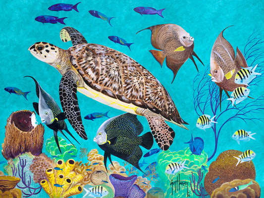 Sponge Garden Aluminum Art View 1