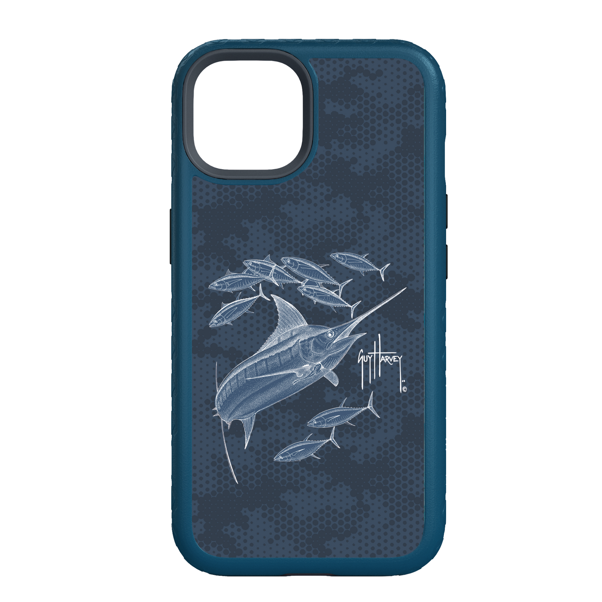 iPhone 14 Models - Fortitude Blue Camo Phone Case View 1