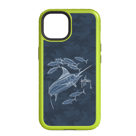 iPhone 14 Models - Fortitude Blue Camo Phone Case