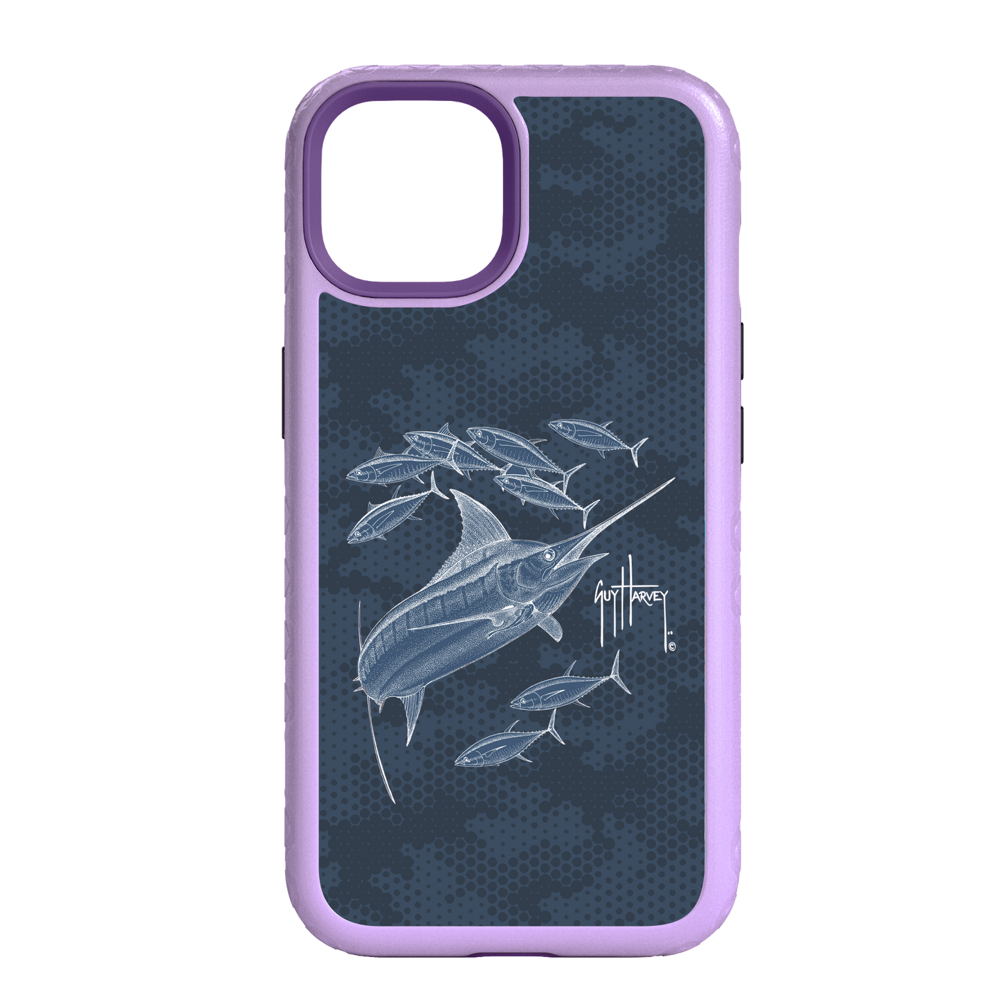 iPhone 14 Models - Fortitude Blue Camo Phone Case View 3