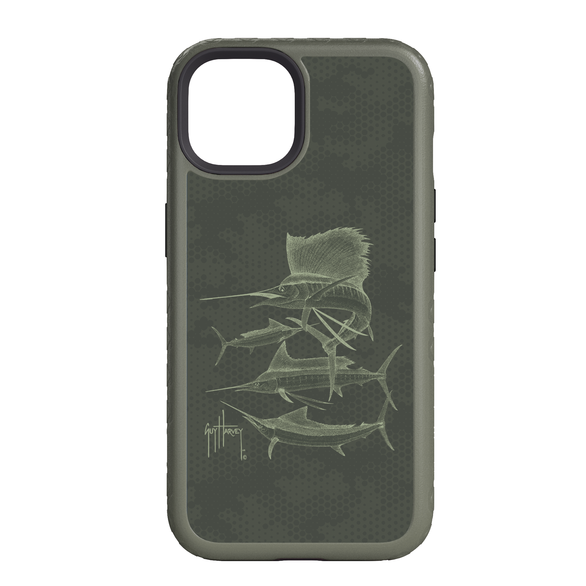 iPhone 14 Models - Fortitude Green Camo Phone Case View 4