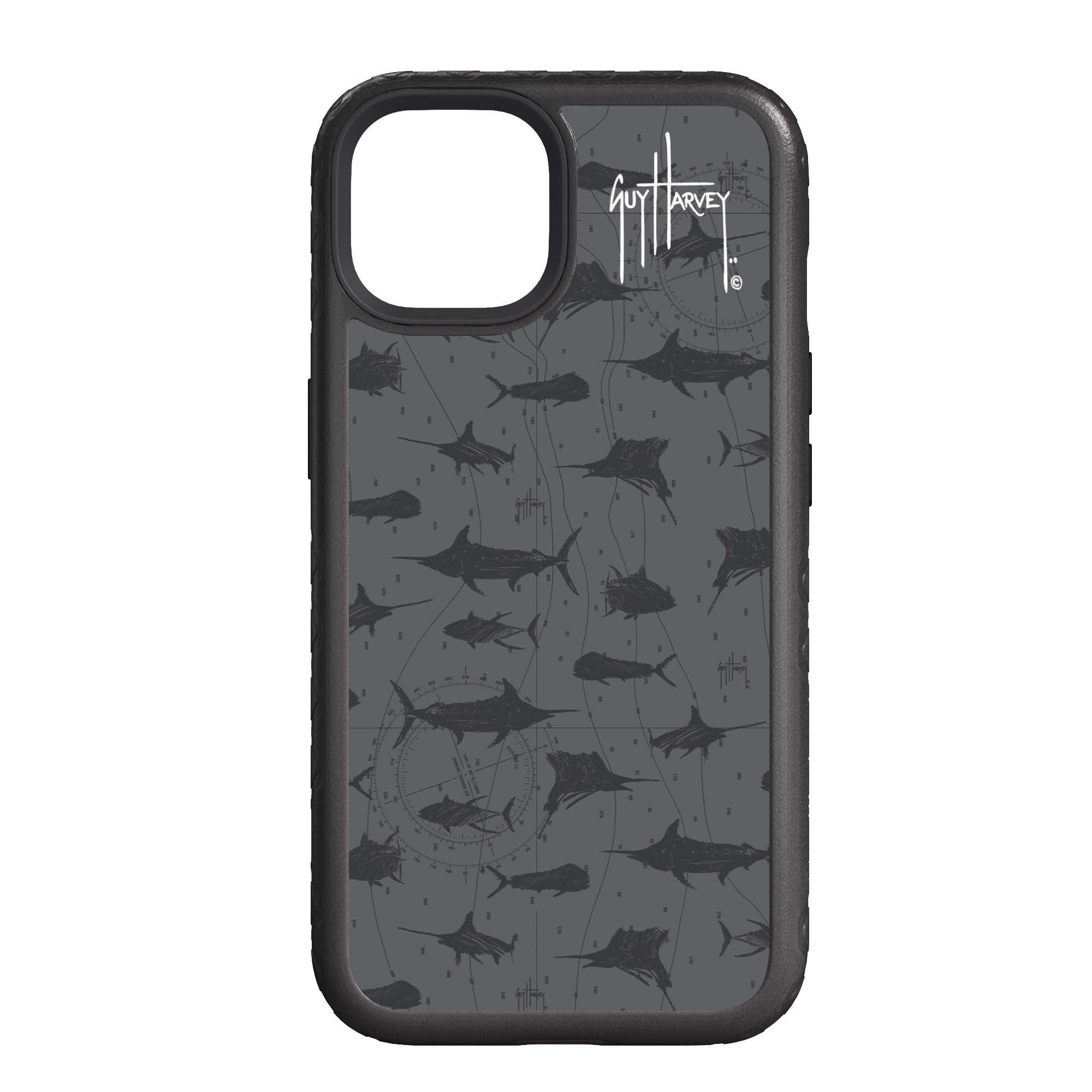 iPhone 14 Models - Fortitude Black Scribbler Phone Case View 5