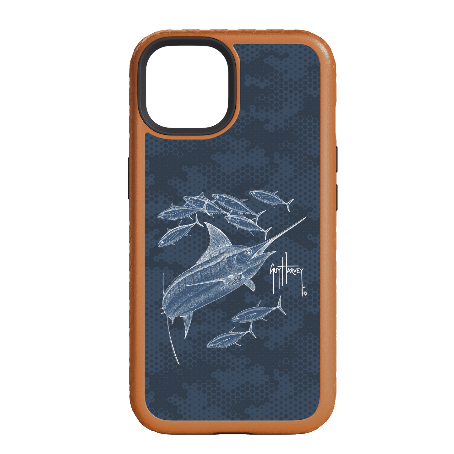 iPhone 14 Models - Fortitude Blue Camo Phone Case View 6